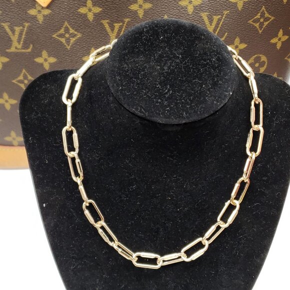 Gold Plated Chain Necklace - Picture 1 of 5